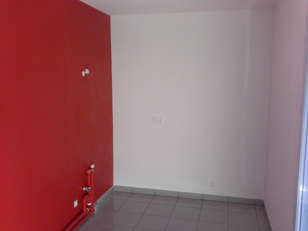 murs peints rouge